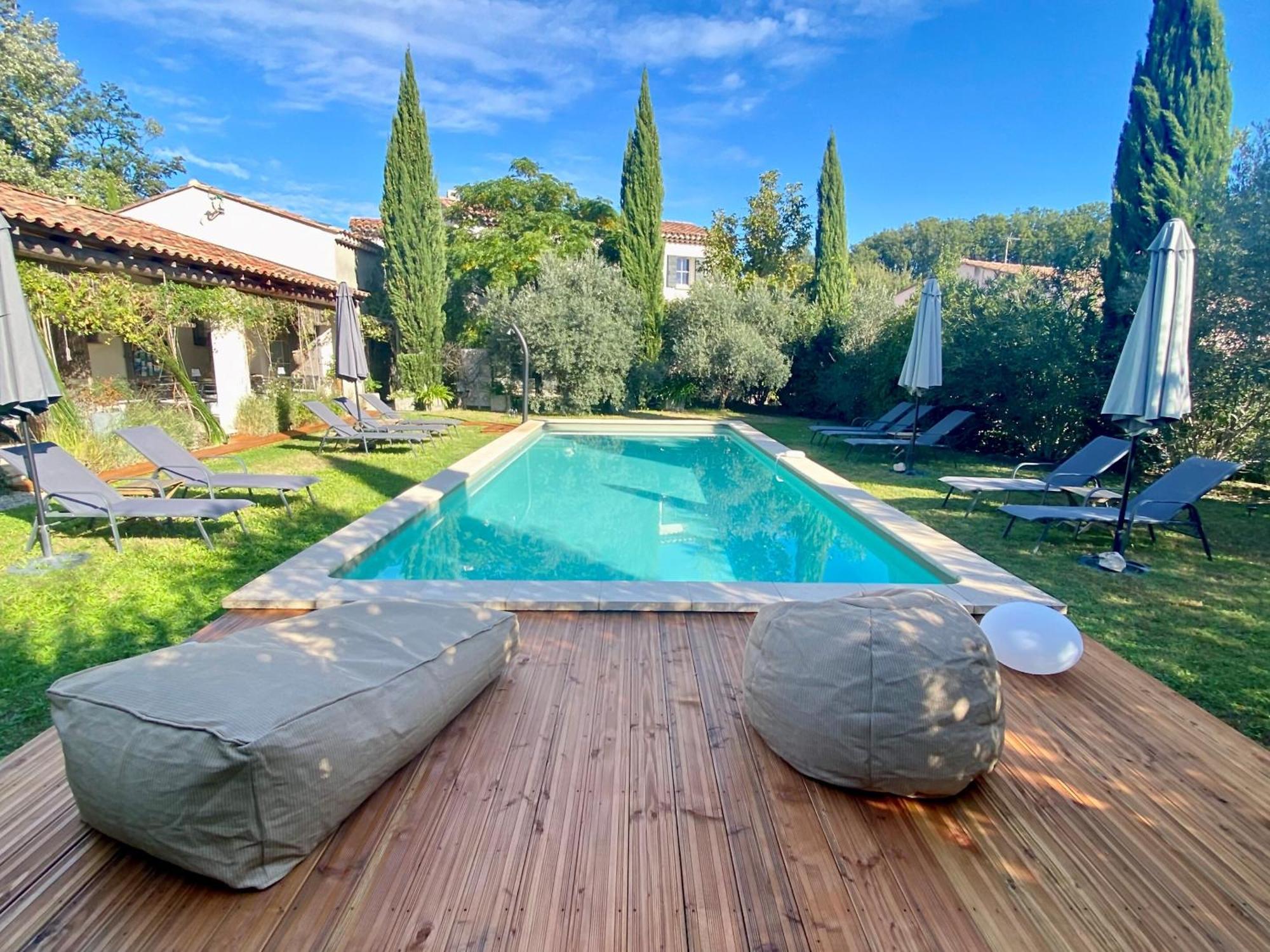 Villa Le Jardin De Lau Aubignan Exterior foto